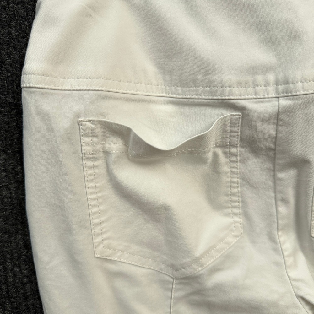 Anatomie Sonia Pants Womens S White High Rise Slim Stretch Travel Trousers - Picture 12 of 13